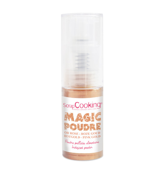 Magic rose gold iridescent edible powder 7g