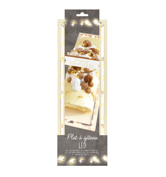 Illuminated LED plateau - rectangular Illuminated LED plateau - rectangular