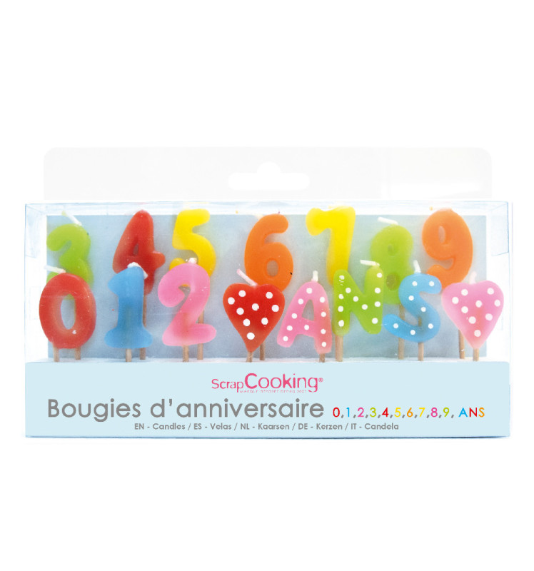 15 bougies 1,2,3 ans