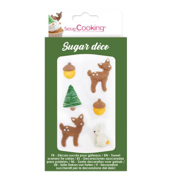 Woodland-themed sweet scenery decorations Woodland-themed sweet scenery decorations