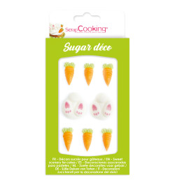 Rabbit/Carrot sweet scenery decorations - ScrapCooking®