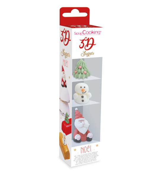 7008 Décosucres 3D Noël