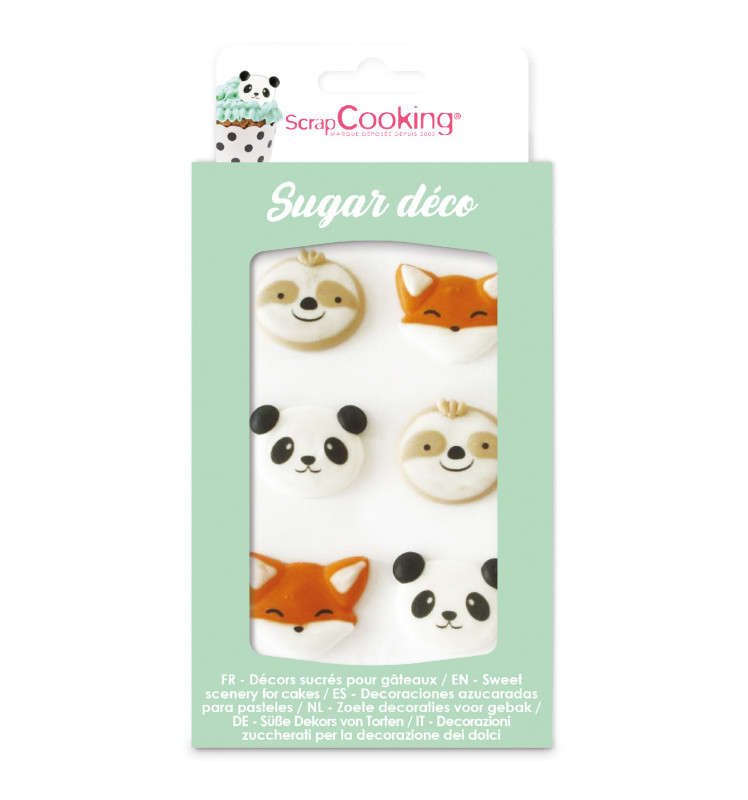 Animal-themed sweet scenery decorations