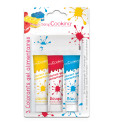 Set of color'gels X3 red/ blue / yellow