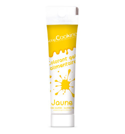 Colorant gel alimentaire jaune 20 gr réf.7132