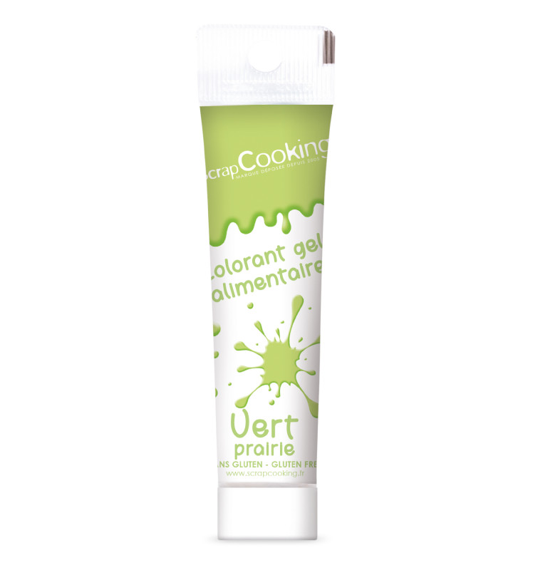 Light green colour gel 20g