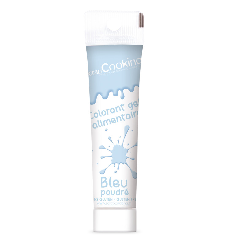 Colorant gel bleu poudré 20 gr