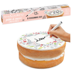 ScrapCooking - Extrudeur de Pâte à Sucre avec 20 Motifs - Accessoire  Décoration Pâtisserie, Cuisine, Aluminium, pour Modeler Cake Design - 5098