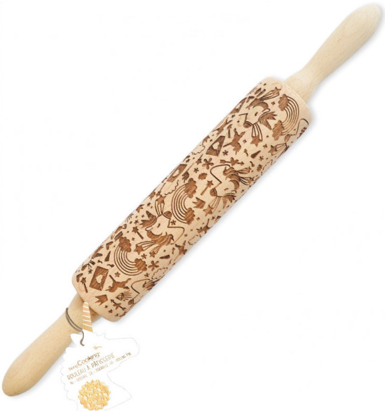 Rouleau empreintes bois Licorne Rouleau empreintes bois Licorne