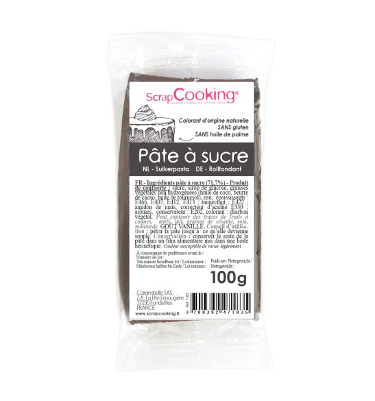 Grey sugarpaste pack 100g