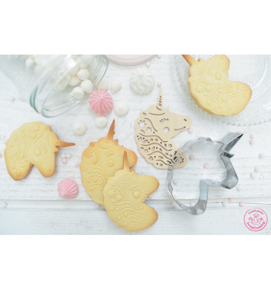 Découpoir + embosseur bois licorne - ScrapCooking®