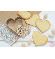 Cookie cutter + wood embosser "Heart"