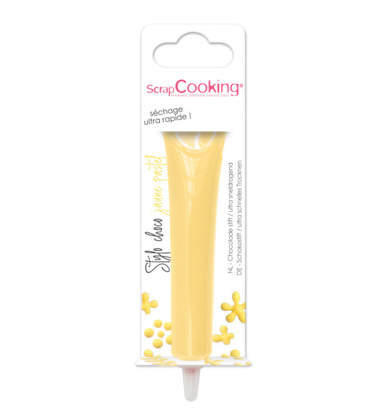 Choco taste pen - pastel yellow 25g - ScrapCooking
