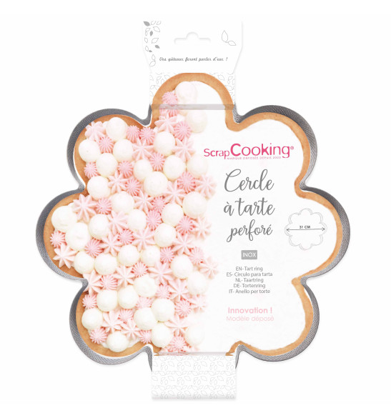 Perforated, daisy tart ring Perforated, daisy tart ring