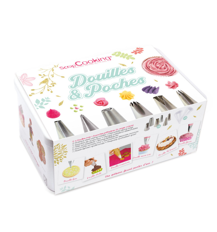 Scrapcooking 1799 Douille pour Chantilly en INOX Ø2,3 x Ø3 x H6 cm