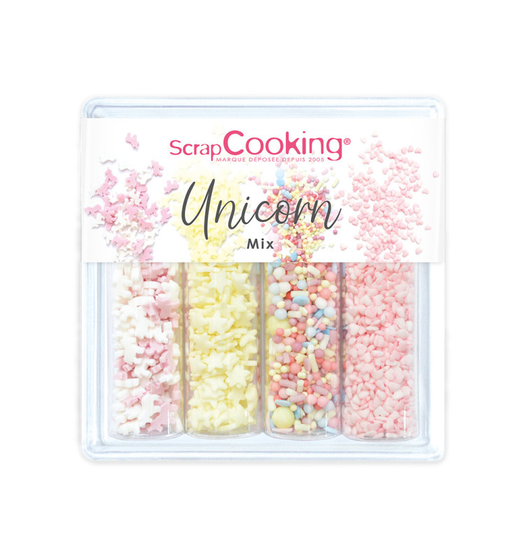 Unicorn Mix - 60g sugar sprinkles  - ScrapCooking®