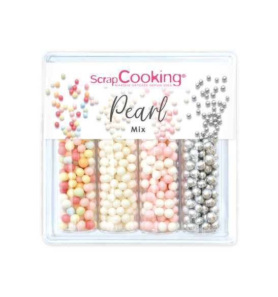 Pearl Mix - 56g sugar sprinkles - ScrapCooking®