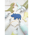 Animal-themed multi-cookie cutter sheet