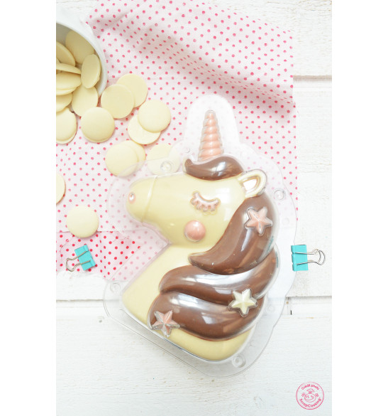 3D chocolate mould Unicorn