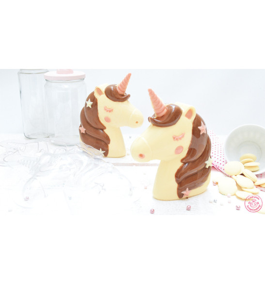3D chocolate mould Unicorn