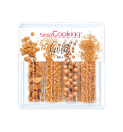 Gold Mix - 62g sugar sprinkles