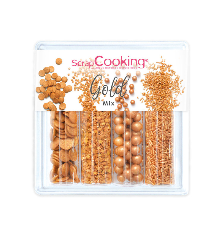 Décors sucrés Gold mix 62g