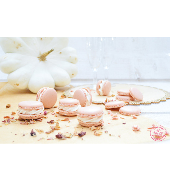 Tapis Silicone Pour Macarons + 1 Poudre Alimentaire Irisée Dorée à