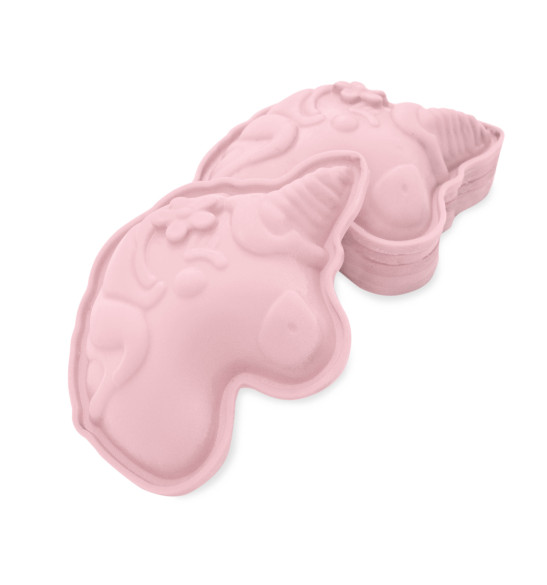 6 Individual silicone moulds Unicorn