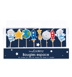 8 bougies espace réf.5060