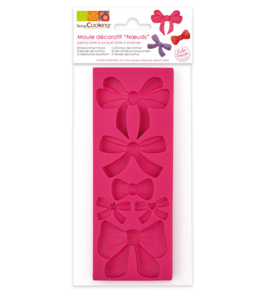 ScrapCooking® silicone mould for making sugarpaste bows ScrapCooking® silicone mould for making sugarpaste bows
