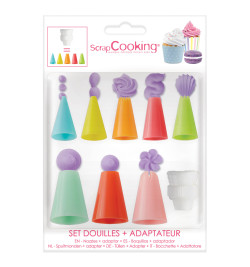 1pc, Grosse Douille pour Poche à Douilles, Douille à Pâtisserie en Acier  Inoxydable, Douille Russe pour Glaçage, pour La Décoration de Cupcakes, de