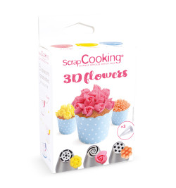 3D Flower piping tip kit