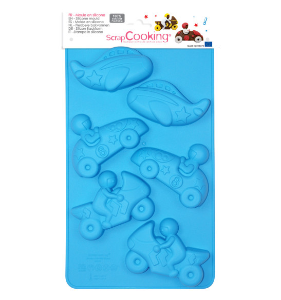 ScrapCooking® silicone transport-themed mould ScrapCooking® silicone transport-themed mould