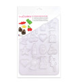 Blister mould for 16 sweets and chocolates