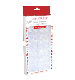 6751 Moule rigide chocolats de Noël