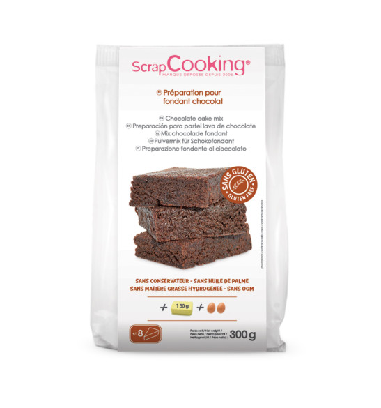 Préparation fondant chocolat sans gluten Préparation fondant chocolat sans gluten