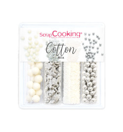 Cotton Mix - 61g sugar sprinkles   - ScrapCooking®