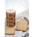 Mini embossing wooden roller Gingerbread man réf.5305