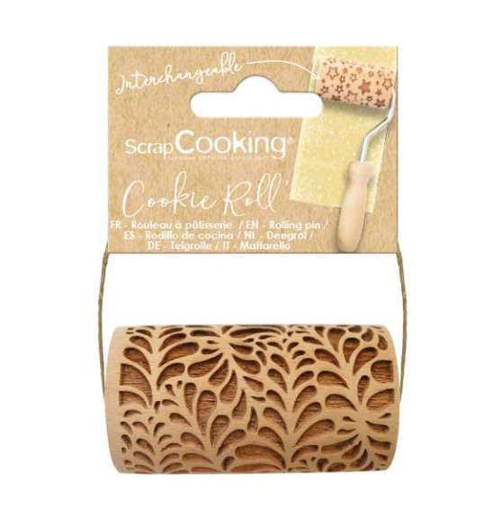 Mini embossing wooden roller Undine