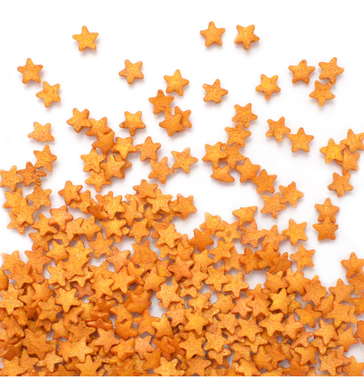 Mini gold star sugar decos 55 g