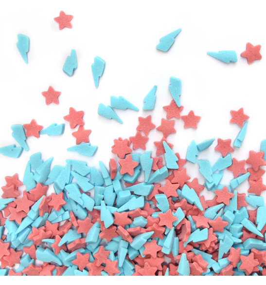 Pot of Super Hero sugar sprinkles 55g Pot of Super Hero sugar sprinkles 55g