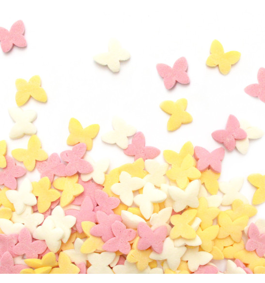 Pot of butterflies sugar decos 50 g Pot of butterflies sugar decos 50 g