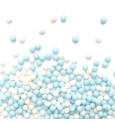 White/blue sugar sprinkle decos 55 g