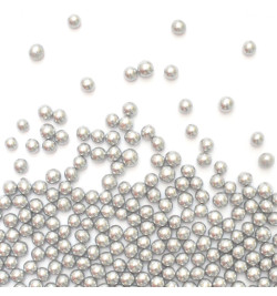 Vrac décors sucrés perles argentés 7404