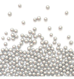 Silver sugar sprinkle decos...