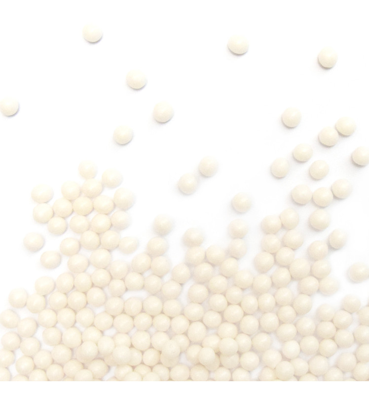 Décors sucrés perles blanches 55g