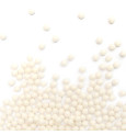 Pot of white sugar sprinkle decos 55 g