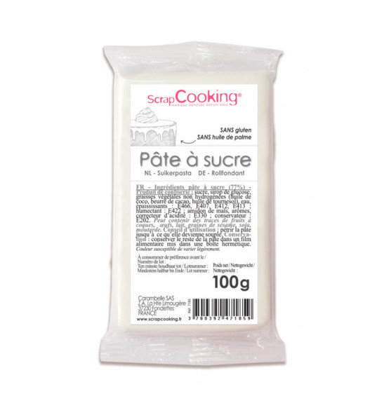 White sugarpaste pack 100g White sugarpaste pack 100g