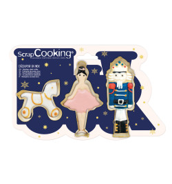 3 Nutcracker cookie...