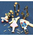 3 Nutcracker cookie cutters- golden